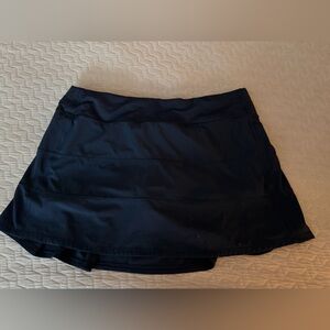 Lululemon Athletica Navy pace rival skirt 10